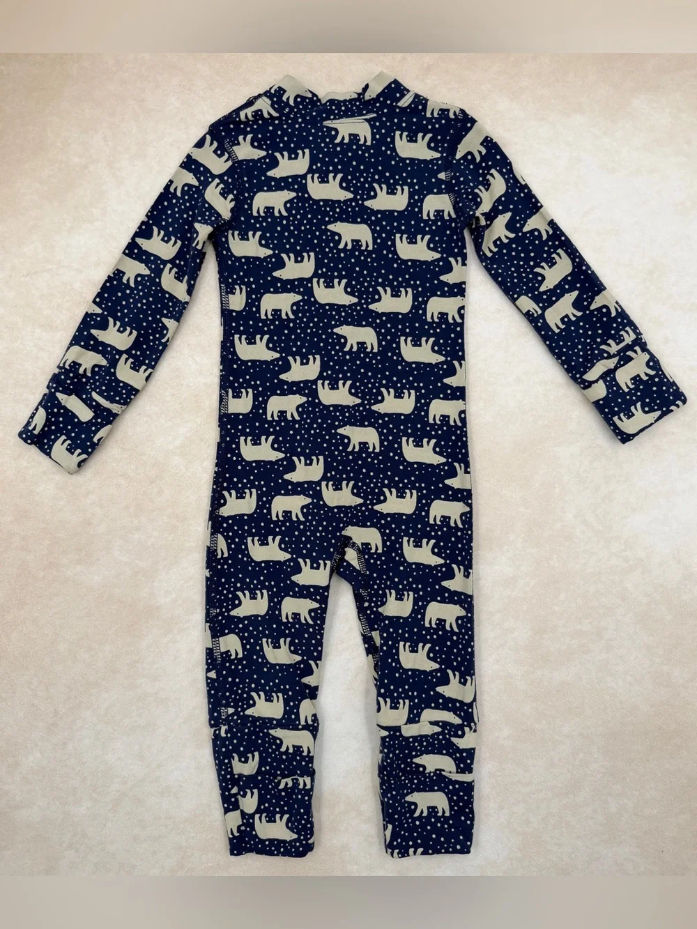 Hanna Andersson Navy Polar Bear Coverall 60